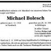 Bolesch Michael 1910-1999 Todesanzeige